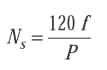 synchronous-speed-equation